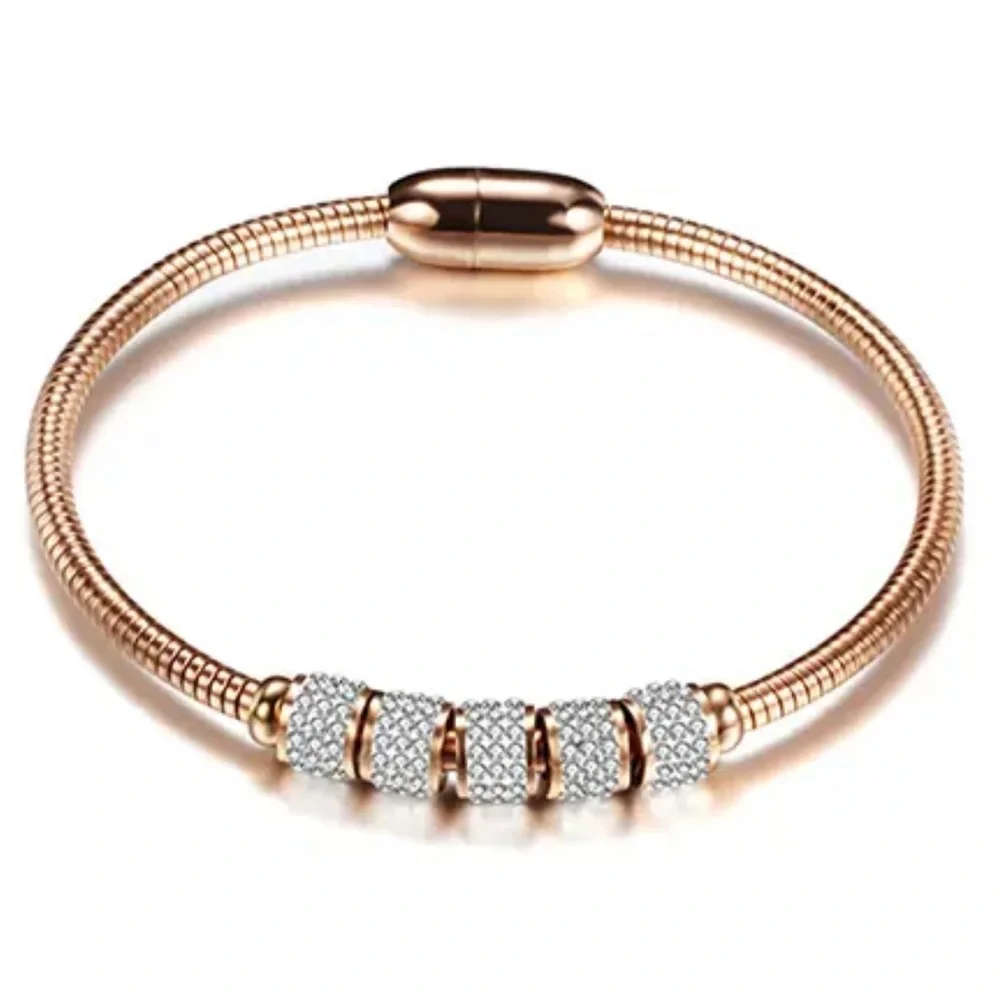 Rose Gold Filled Cubic Zirconia Bracelet